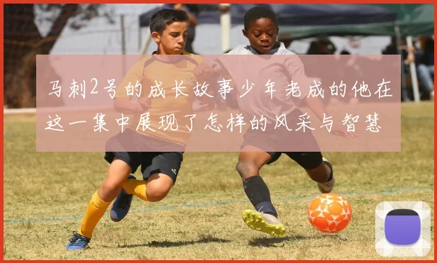 马刺2号的成长故事少年老成的他在这一集中展现了怎样的风采与智慧