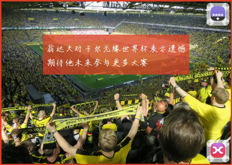 翁达夫对卡尔无缘世界杯表示遗憾期待他未来参与更多大赛